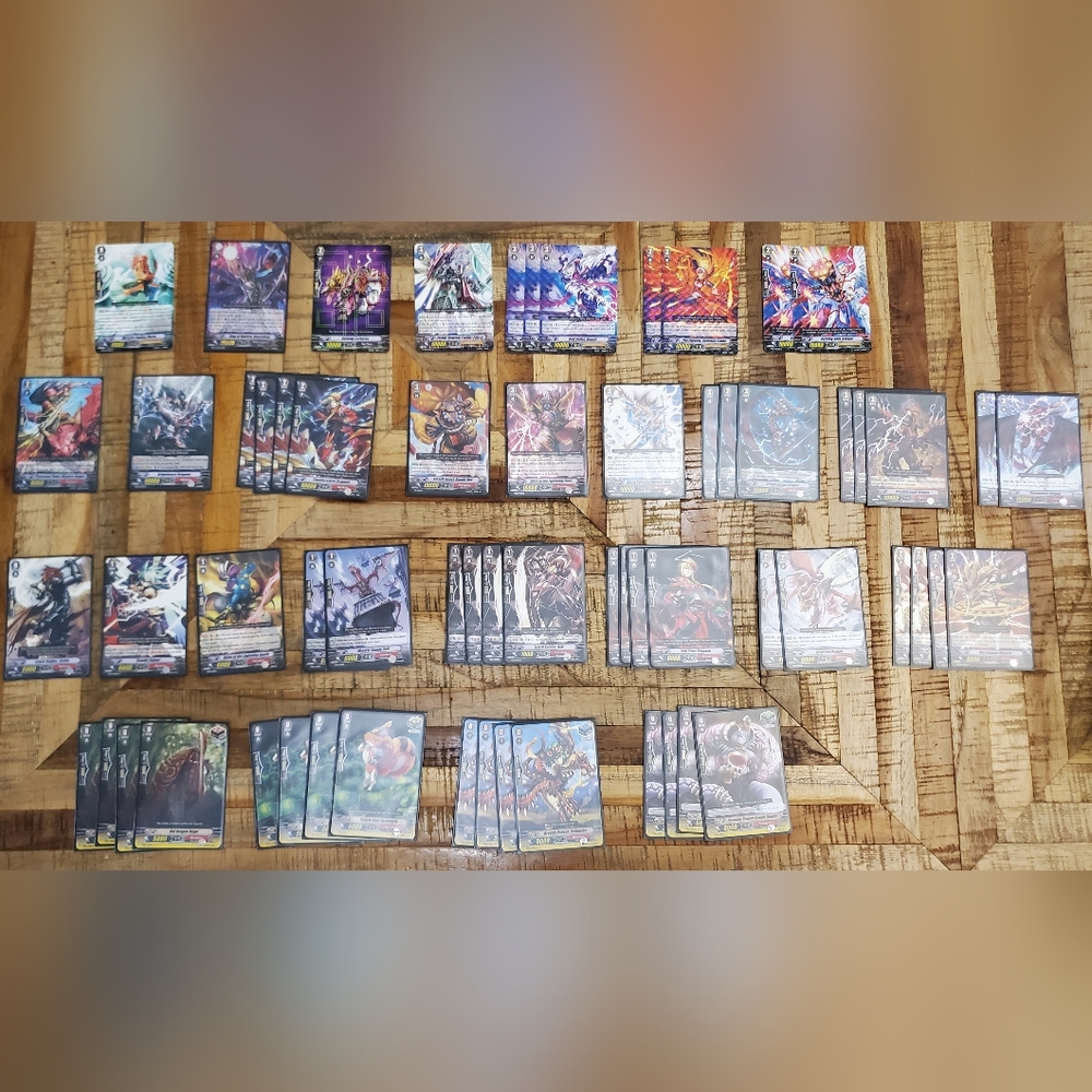 Lot Cardfight Vanguard 857 Common, 10 R, 1 RRR King Diptera Near Mint Or Better